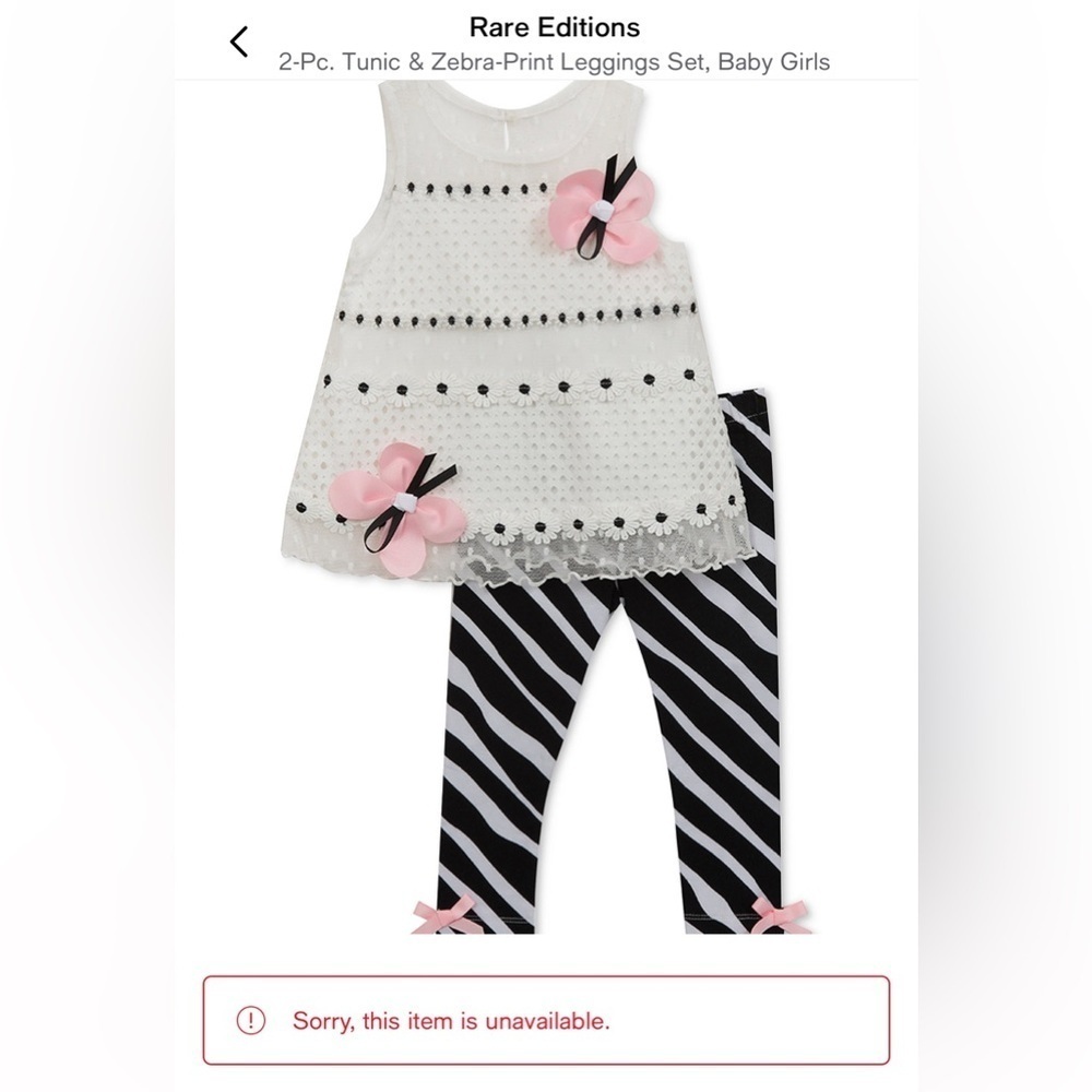 Rare Editions 12 M outfit